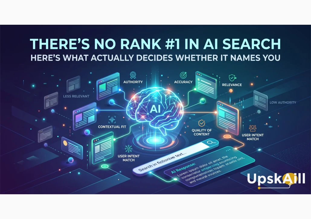 There's No "Rank #1" in AI Search. Here's What Actually Decides Whether It Names You.